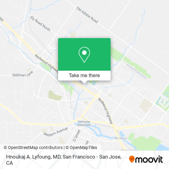 Hnoukaj A. Lyfoung, MD map