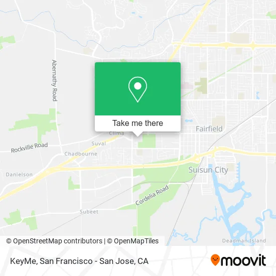 KeyMe map