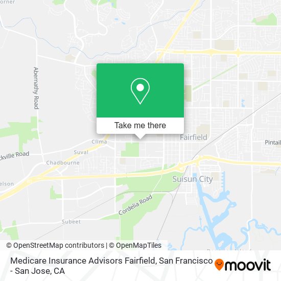 Mapa de Medicare Insurance Advisors Fairfield