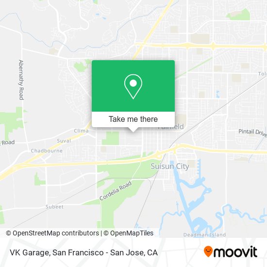 Mapa de VK Garage