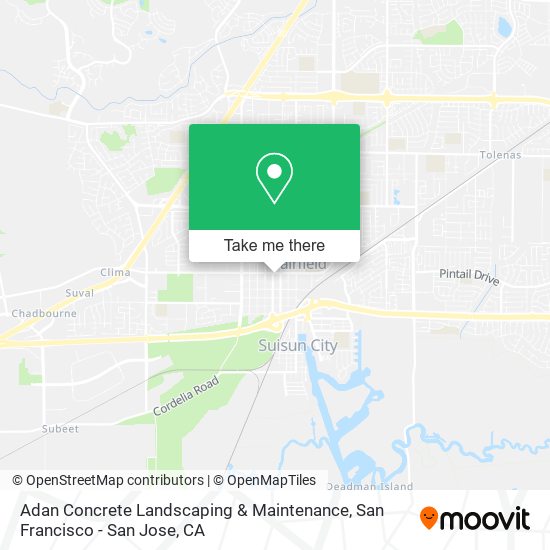 Adan Concrete Landscaping & Maintenance map