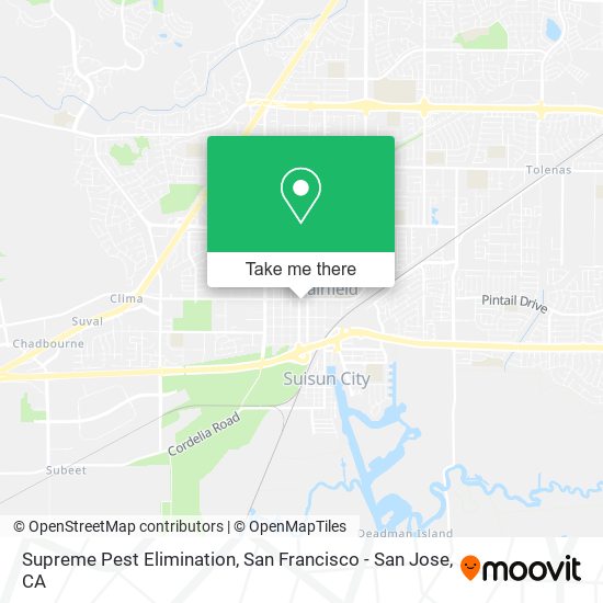 Supreme Pest Elimination map