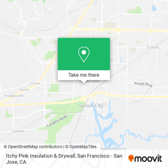 Itchy Pink Insulation & Drywall map