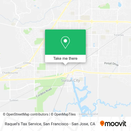 Raquel's Tax Service map