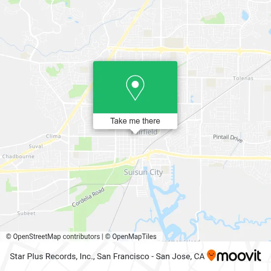 Star Plus Records, Inc. map