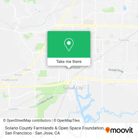 Solano County Farmlands & Open Space Foundation map