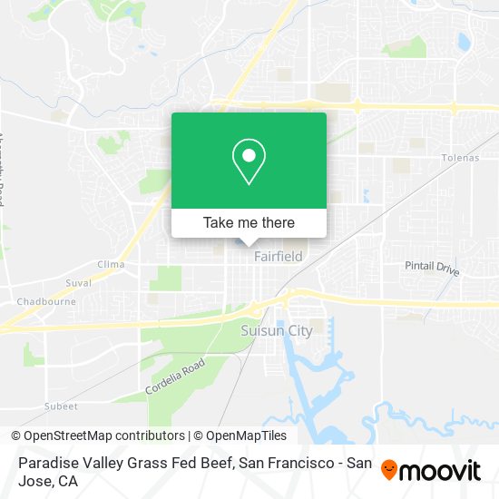 Mapa de Paradise Valley Grass Fed Beef