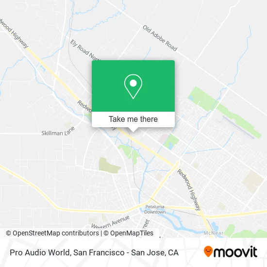 Mapa de Pro Audio World