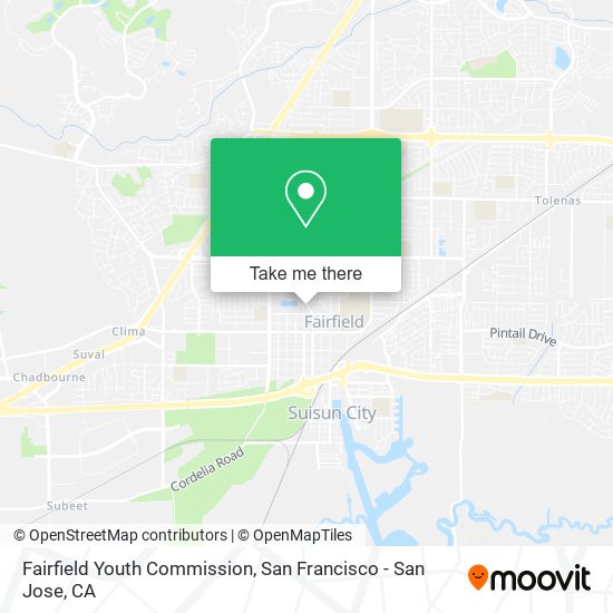 Mapa de Fairfield Youth Commission