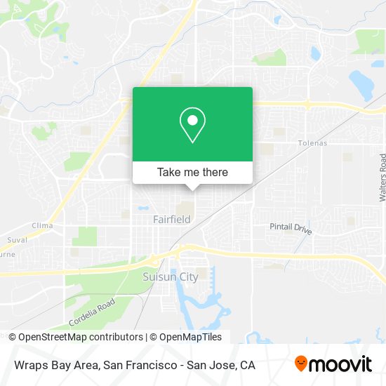 Mapa de Wraps Bay Area