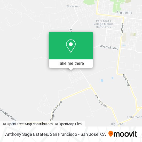 Mapa de Anthony Sage Estates