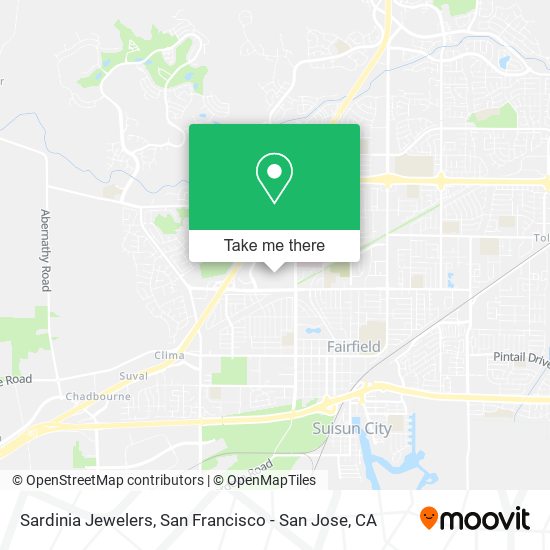 Sardinia Jewelers map