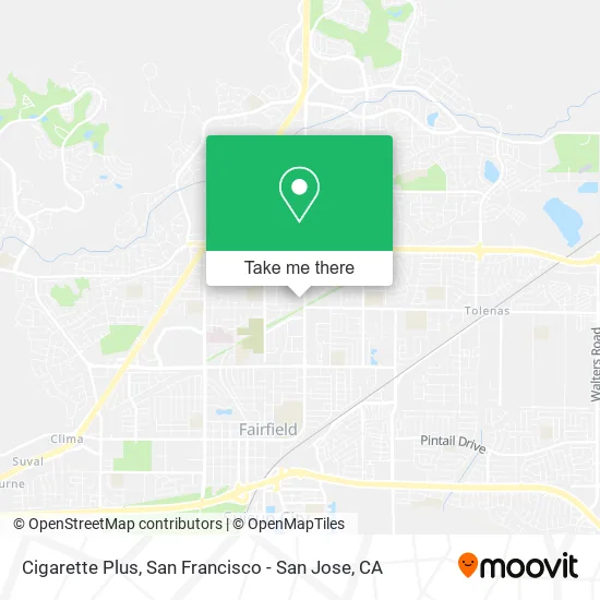 Mapa de Cigarette Plus