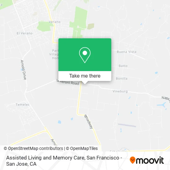 Assisted Living and Memory Care map
