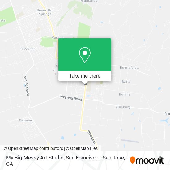 My Big Messy Art Studio map