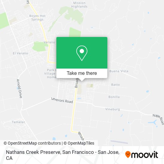 Nathans Creek Preserve map