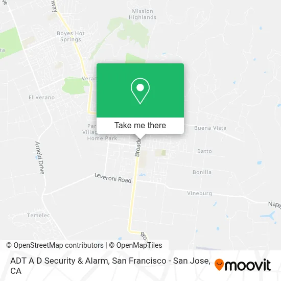 ADT A D Security & Alarm map
