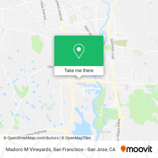 Mapa de Madoro M Vineyards