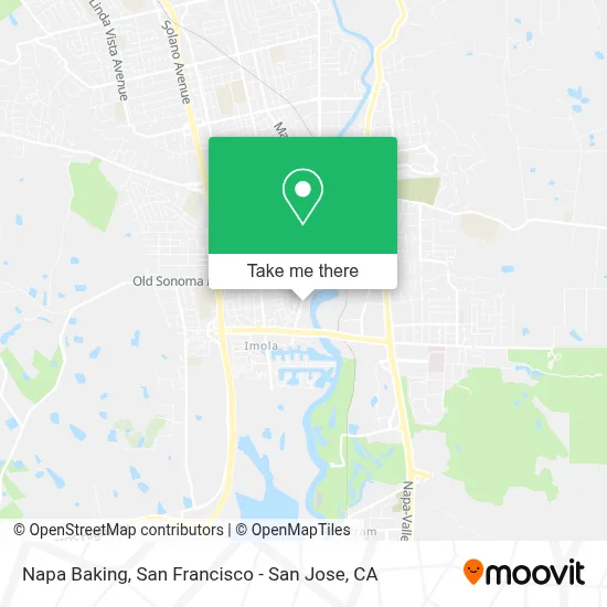 Napa Baking map