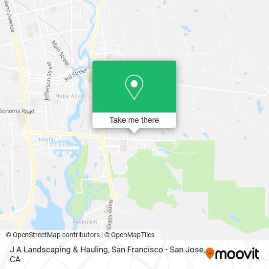 J A Landscaping & Hauling map