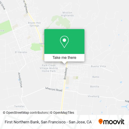 First Northern Bank map