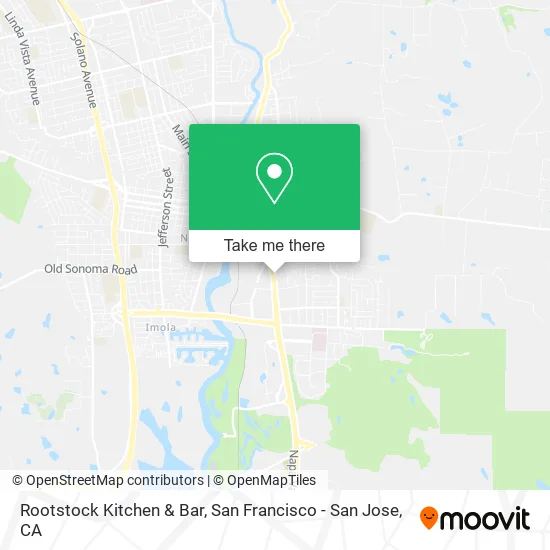 Mapa de Rootstock Kitchen & Bar