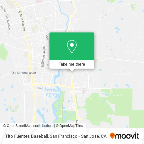 Mapa de Tito Fuentes Baseball