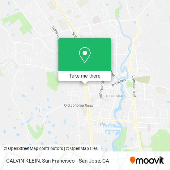 CALVIN KLEIN map
