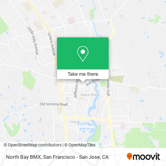 Mapa de North Bay BMX