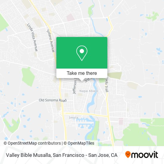 Valley Bible Musalla map