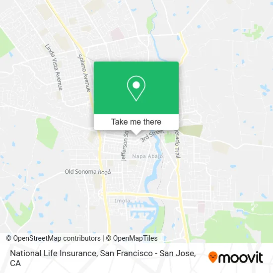 National Life Insurance map