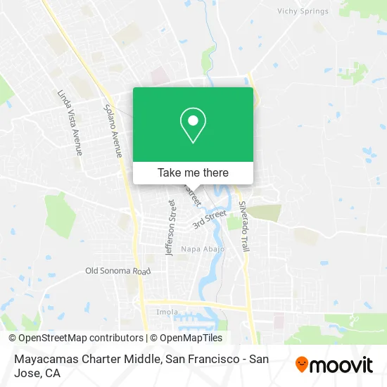 Mapa de Mayacamas Charter Middle