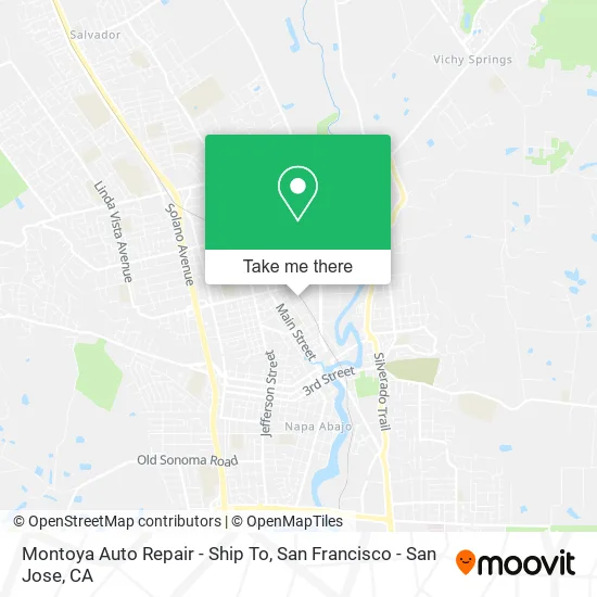 Mapa de Montoya Auto Repair - Ship To