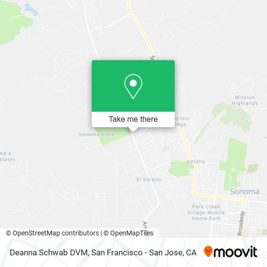 Mapa de Deanna Schwab DVM
