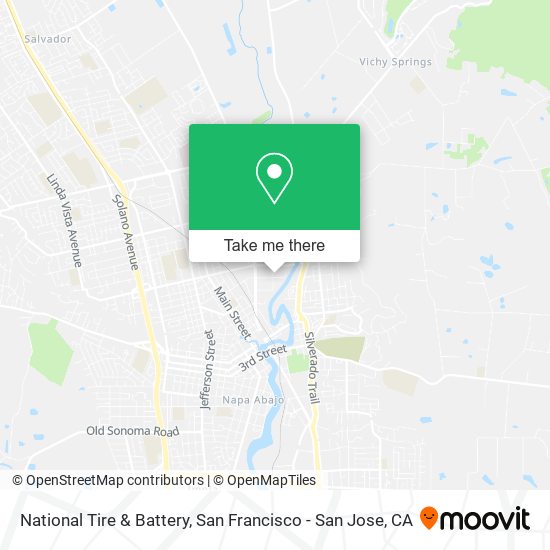 National Tire & Battery map