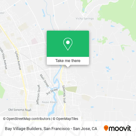 Bay Village Builders map