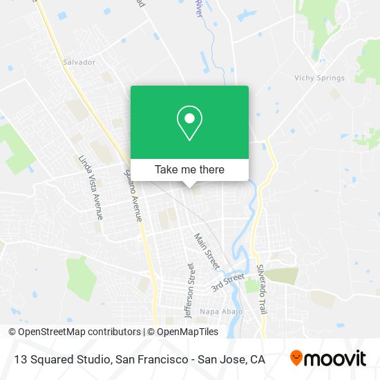 13 Squared Studio map