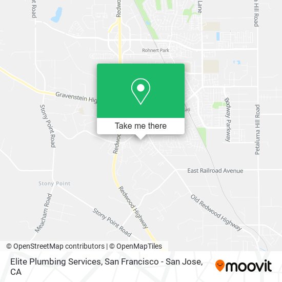 Elite Plumbing Services map