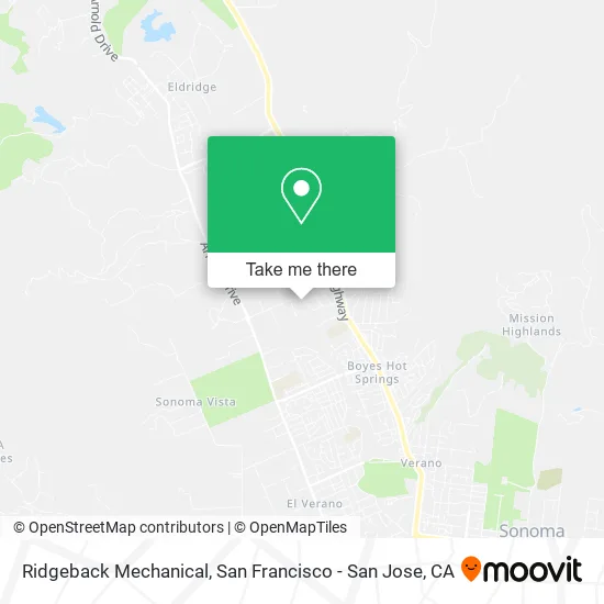 Mapa de Ridgeback Mechanical