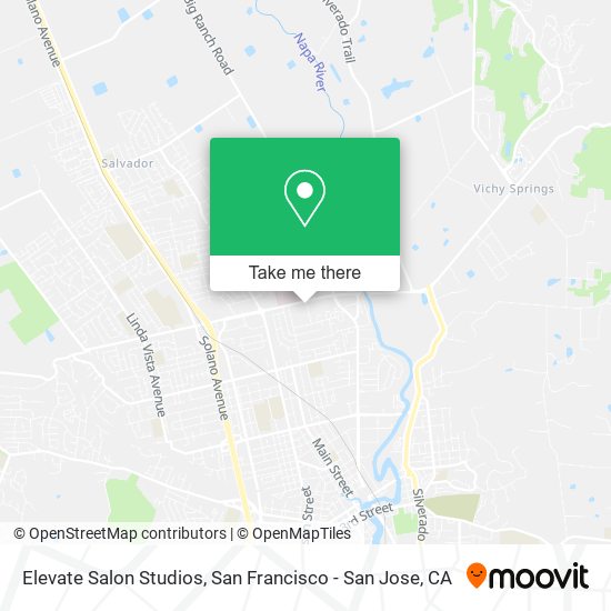 Mapa de Elevate Salon Studios