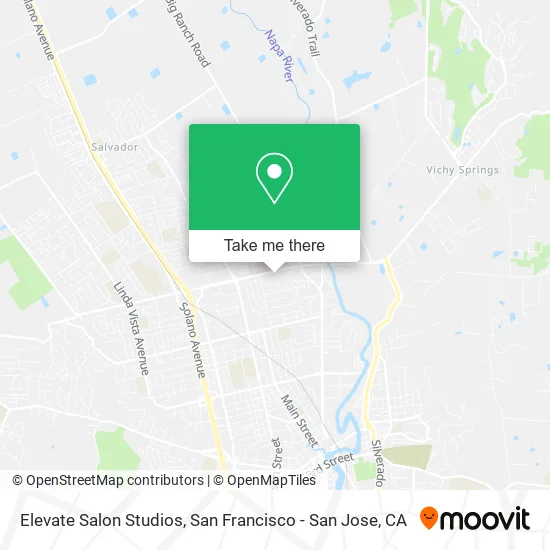 Elevate Salon Studios map