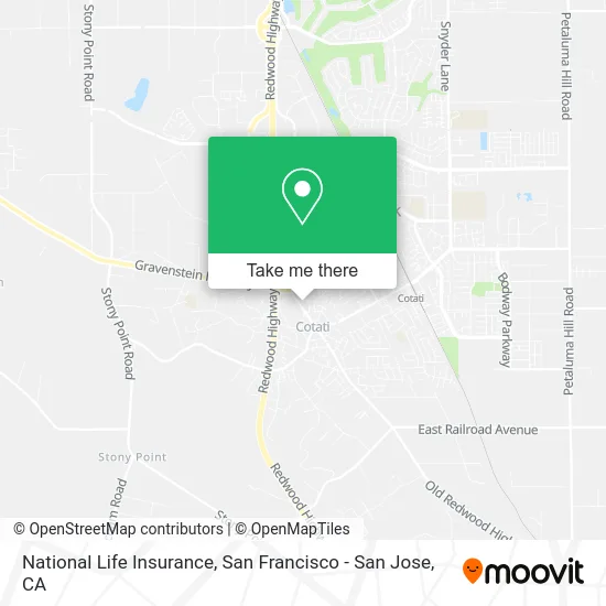 National Life Insurance map