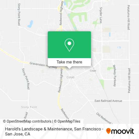 Harold's Landscape & Maintenance map