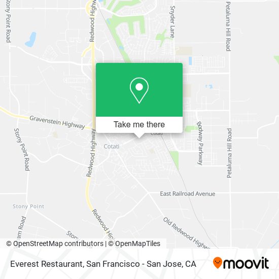 Everest Restaurant map