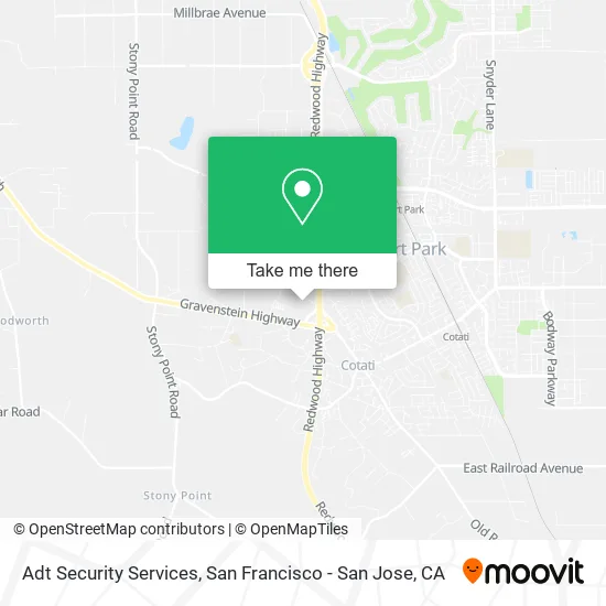 Adt Security Services map