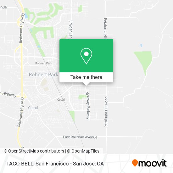 TACO BELL map