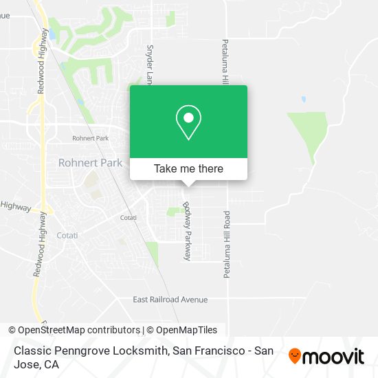 Mapa de Classic Penngrove Locksmith