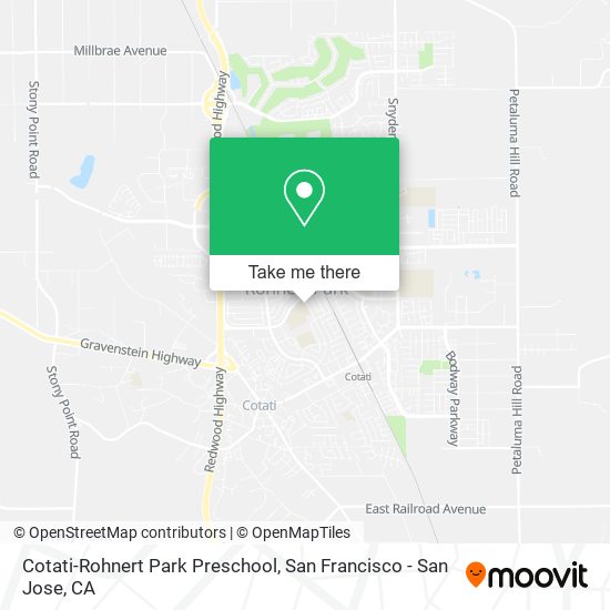 Cotati-Rohnert Park Preschool map