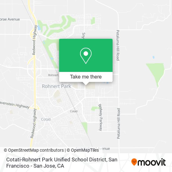 Mapa de Cotati-Rohnert Park Unified School District