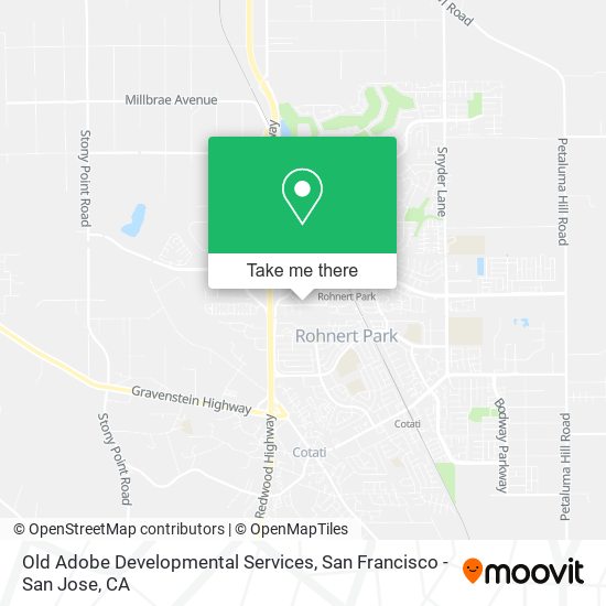 Mapa de Old Adobe Developmental Services